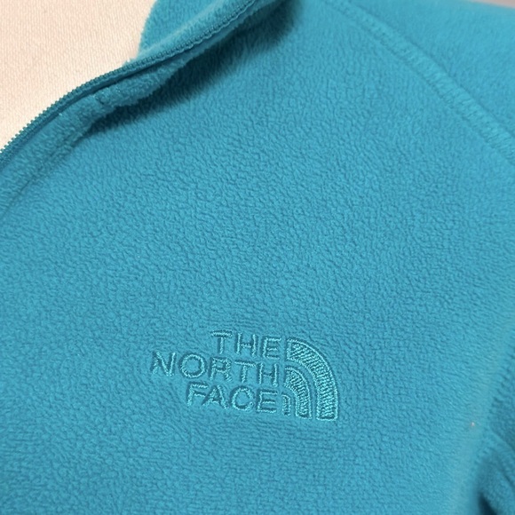 The North Face Women's Cozy Warm Fleece 1/4 Zip Pullover Teal Green Size Small‎ - Picture 5 of 9